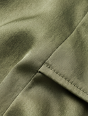 Satin Tie-Front Blouse