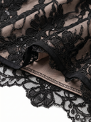 Floral Lace Halter Deep V-Neck Bodycon Dress
