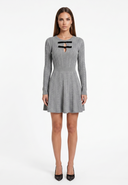 Cable Knit A-Line Sweater Dress