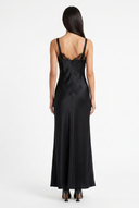 Lace Trimmed Adjustable Strap Midi Dress