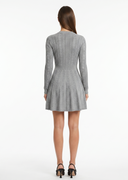 Cable Knit A-Line Sweater Dress
