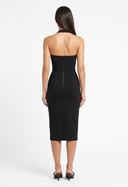 Halter Neck Bodycon Midi Dress