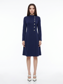 Button-Front A-Line Dress
