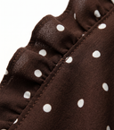 Polka Dot Long Sleeve Mini Dress