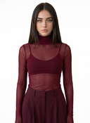 Turtleneck Long Sleeve Top