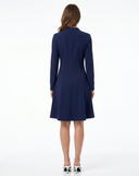 Button-Front A-Line Dress